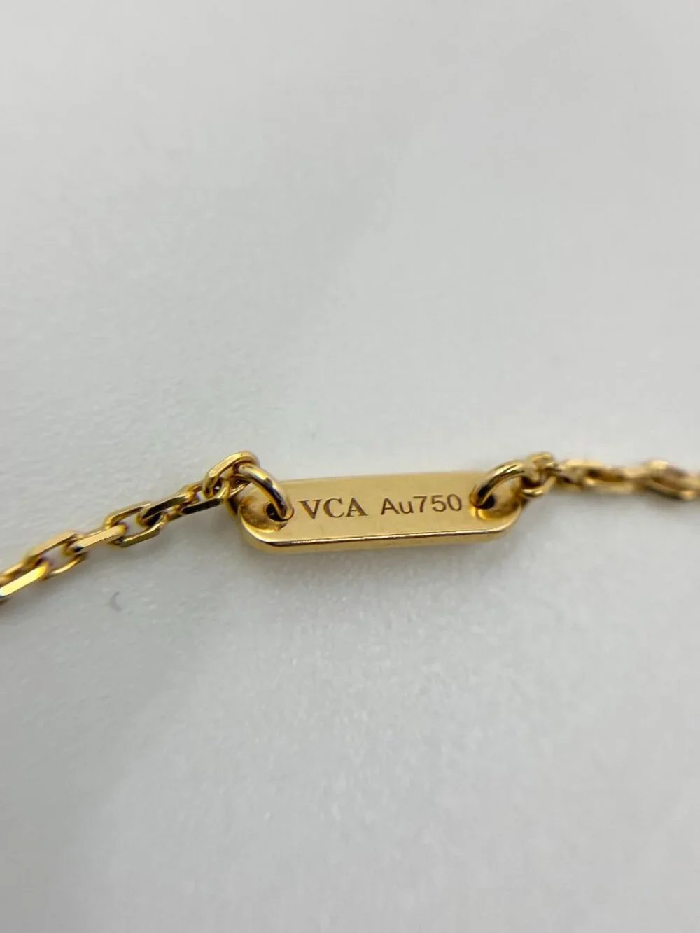 Van Cleef & Arpels Sweet Alhambra Carnelian Necklace Rose Gold Full Set